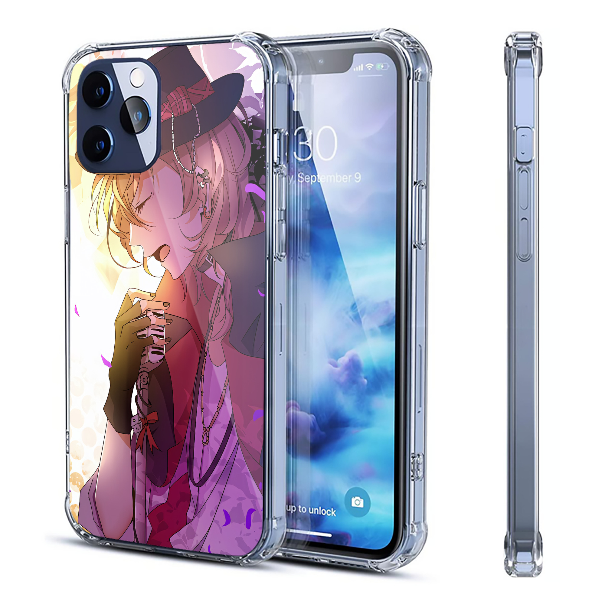 （画像用） 文豪ストレイドッグス Bungo Stray Dogs 【iPhone 12シリーズ対応】透明スマホケース（クリアソフトケース）